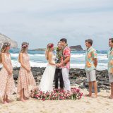 Romantic bliss Hawaii beach wedding